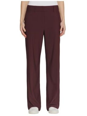 Infinity Linearflex Womens Burgundy Trouser Pants 4 Way Stretch Tailored Finish